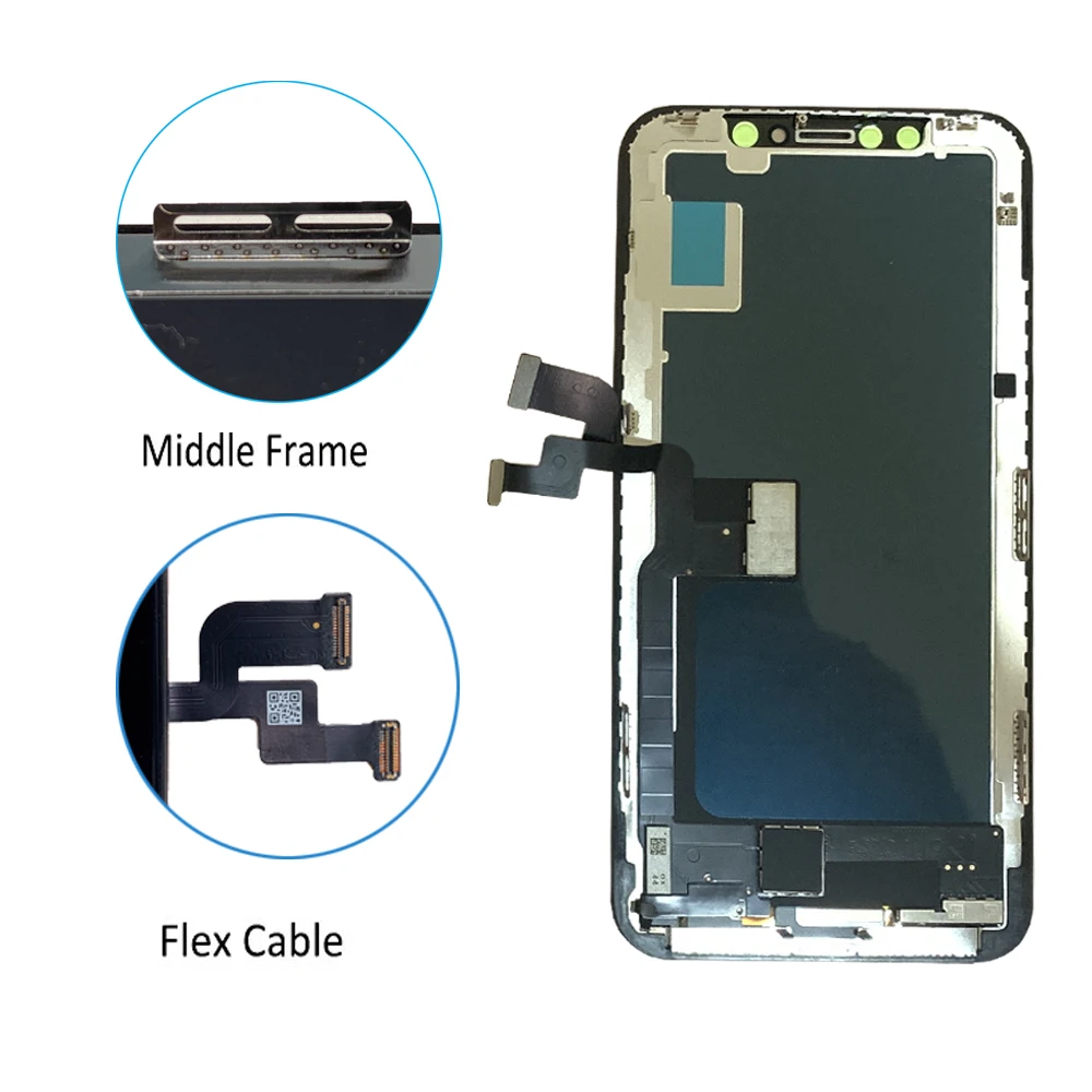 Pantalla LCD RJ para iPhone X, XS, XR, XSMax, 11, 11Pro, 11, ProMax, 12, 12Mini, 12pro Max, pantalla t&aacute;ctil 3D, sin p&iacute;xeles muertos-2