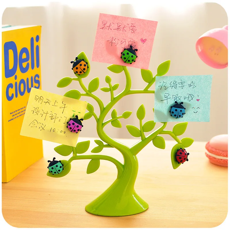 Креативная папка для заметок с божьей коровкой и деревом записная книжка