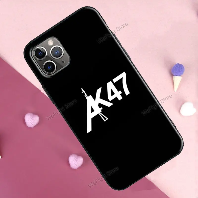 AK 47 чехол для iPhone 11 Pro Max 12 мини X XR XS 6S 7 8 Plus SE 2020 задняя крышка|Бамперы| |