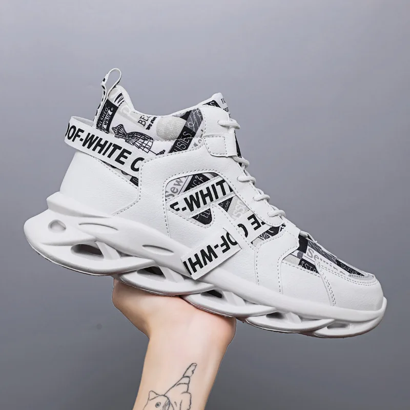 

Men's shoes 2020 new autumn trend board shoes, sports and leisure high top shoes for men