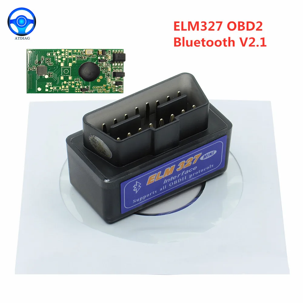 Автомобильный диагностический мини-сканер ELM327 V2.1 Bluetooth Wi-Fi ELM 327 OBD2 для Android IOS OBDII -