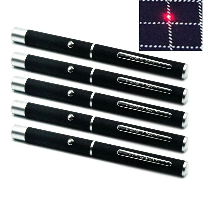 

5pcs 635nm 638nm 1mw Laser Pointer Visible Beam Lighting 635P-5 Presentation Pen