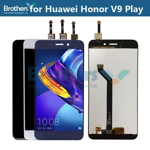 for huawei honor v9 play v9play lcd screen touch screen digitizer lcd assembly lcd display phone replacement parts test top aaa free global shipping