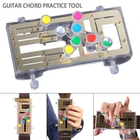 guitar learning system chord study play acoustic guitar practice aid device with nine universal chords for beginners
