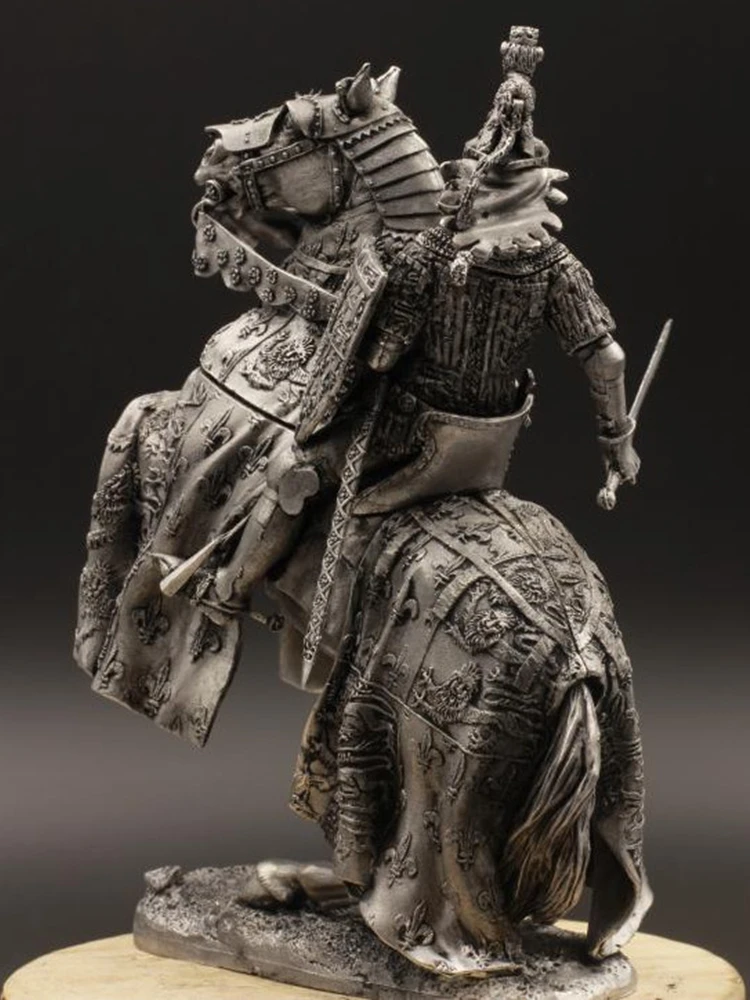 1/24 75mm England &quotBlack Prince&quot Edward Tin Metal Ancient Soldier Figurines Model Home Desktop Decoration Customized Gifts - купить