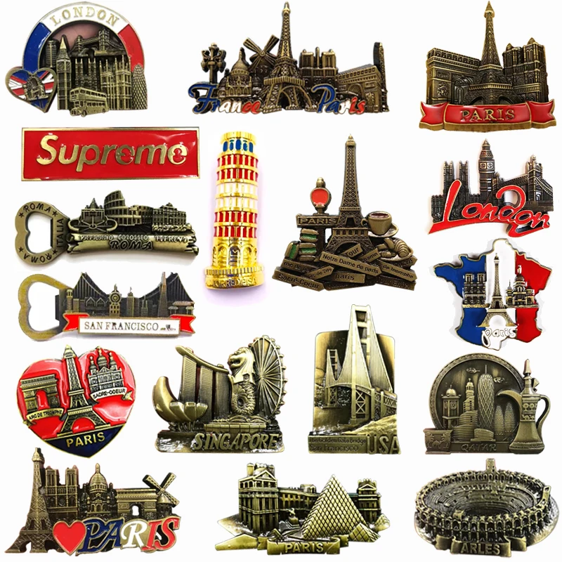 Магнит на холодильник сувенир французское строительство Соединенные Штаты Нью