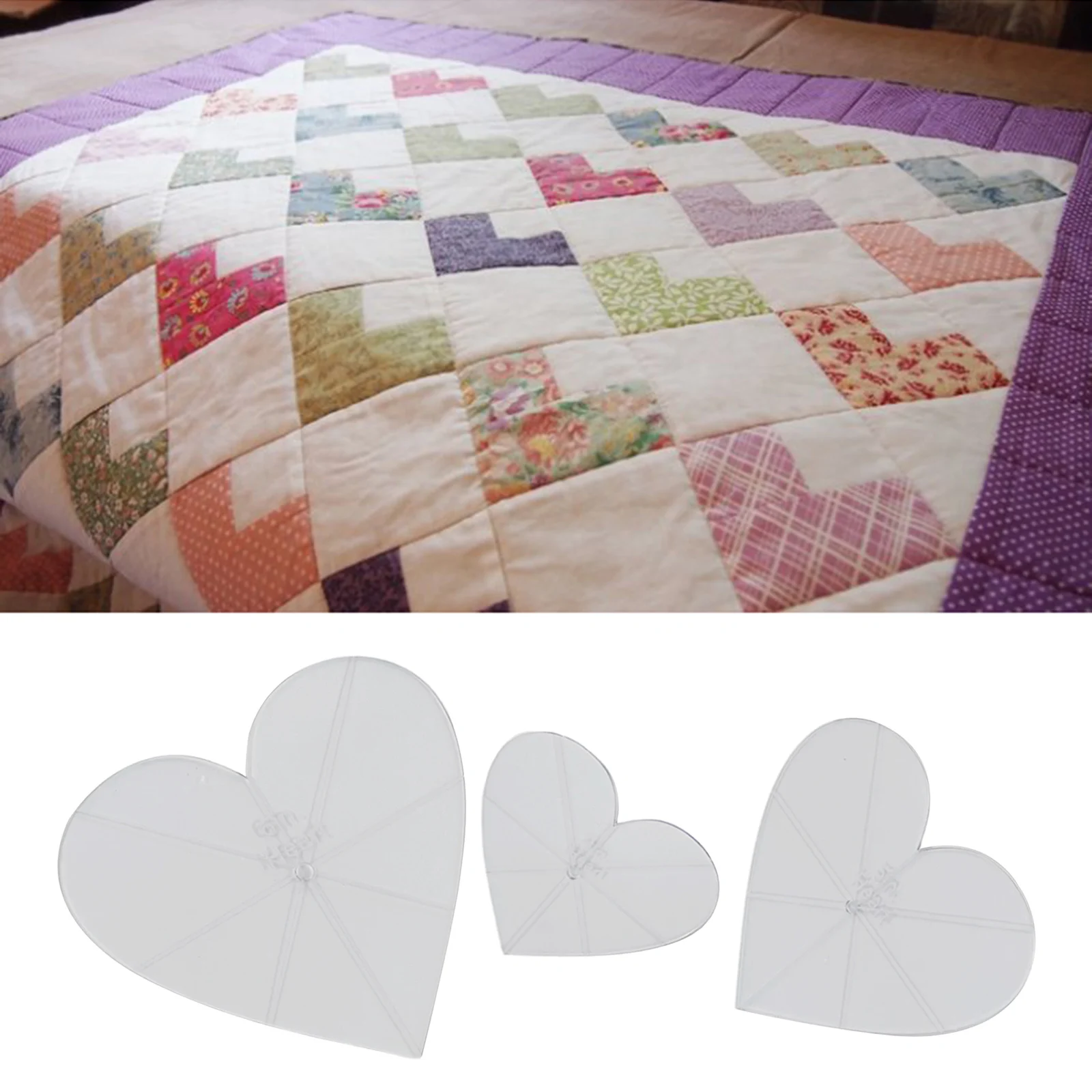 Акриловое одеяло шаблон для вышивки Лоскутные трафареты ткани DIY инструменты