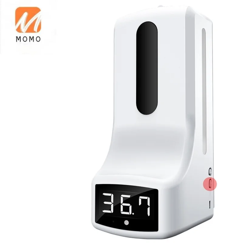 

Wholesale touchless 3W gel/liquid 1000ml auto soap dispenser with temperature measuring