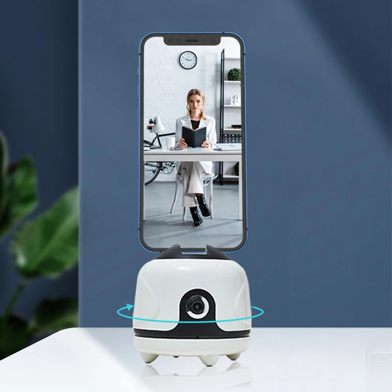

Smart PTZ 360 Degree Automatic Face Recognition Follow Shot Selfie Stick for iphone Xiaomi Mobile Phone Vlog Shooting Tripod