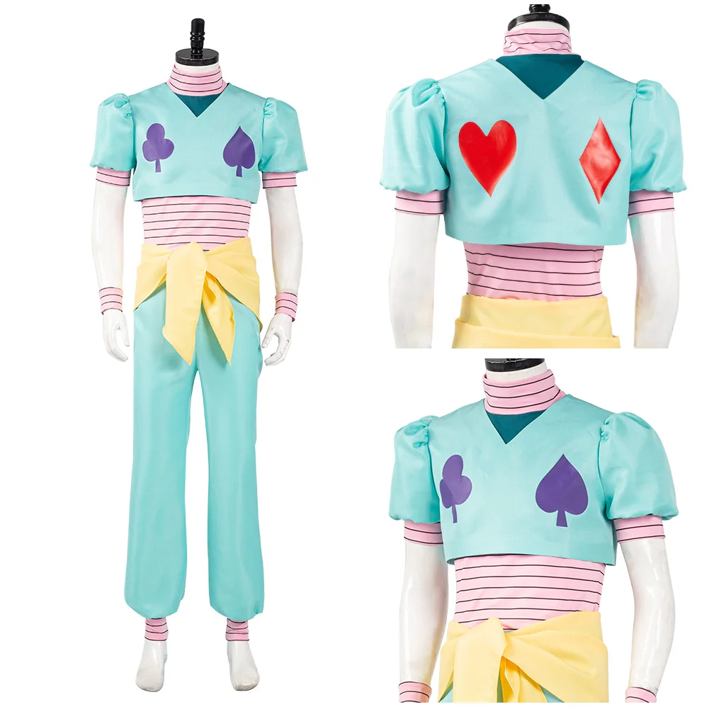 Костюм для косплея Hunter x Hisoka топ штаны наряды на Хэллоуин|Костюмы аниме| |