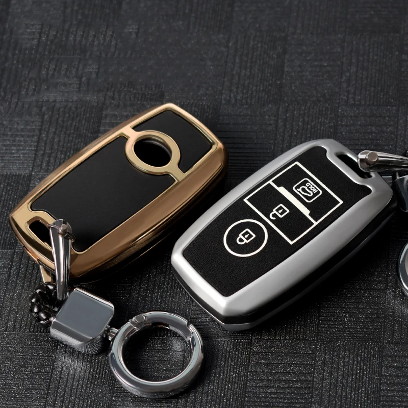 Новинка прочный светящийся чехол для автомобильных ключей из цинкового сплава Kia