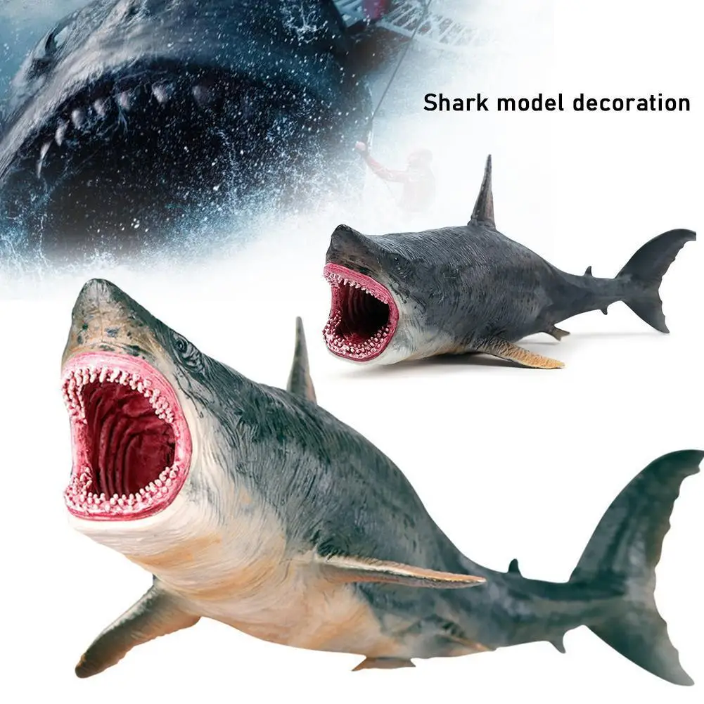 

Simulation Marine Life Animal Model Megalodon Movable Doll Educational Model Learning Gift Children's Toy Collection Ornaments