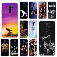 freddie mercury queen band soft phone case for xiaomi redmi note 10 9 pro max 9t 9a 9c 8t 7a 9s 8 7 k40 k20 k30 mi poco x3 cover