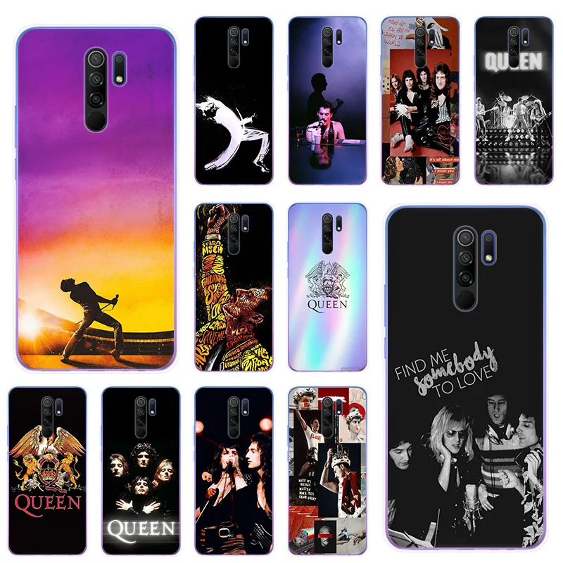 Freddie Mercury Queen Band мягкий чехол для телефона Xiaomi Redmi Note 10 9 Pro Max 9T 9A 9C 8T 7a 9s 8 7 K40 K20 K30 Mi |