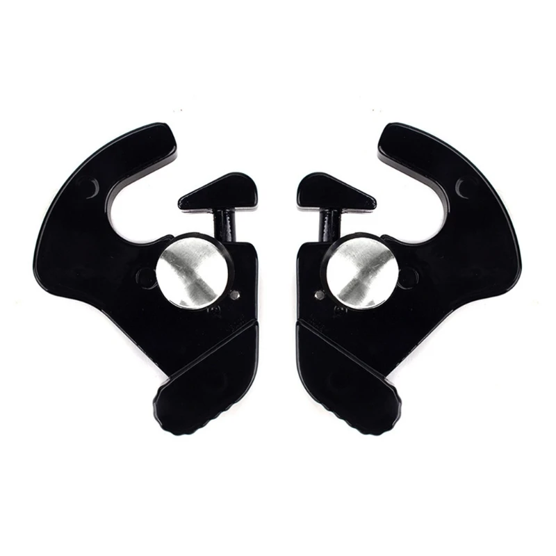 

2Pcs Motorcycle Detachable Rotary Sissy Bar Accessories Docking Latch Clips Rack External Aluminum Alloy Luggage Rack
