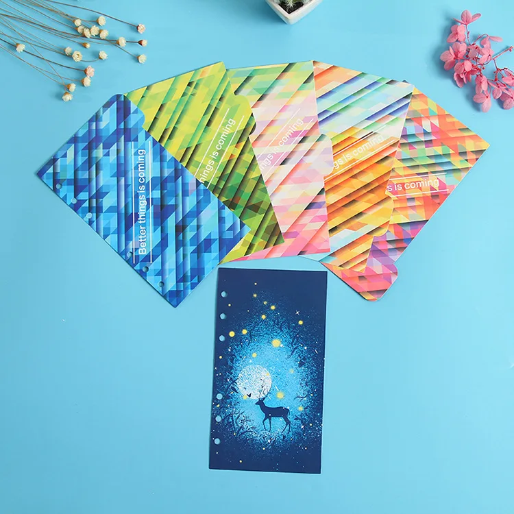 5 шт./компл. A6 Блокнот журнал ежедневник на спирали внутренняя бумага свободный