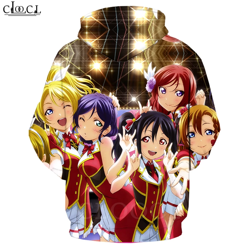 

Fashion Classic Love Live Hoodies Men Women 3D Print Japanese Anime Girl Jogging Tracksuit Casual Streetwear Hipster Pullovers