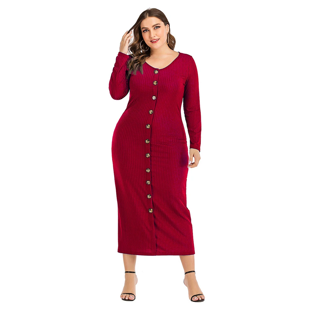 Трикотажное мусульманское платье абайя Дубай Турция мусульманская модная