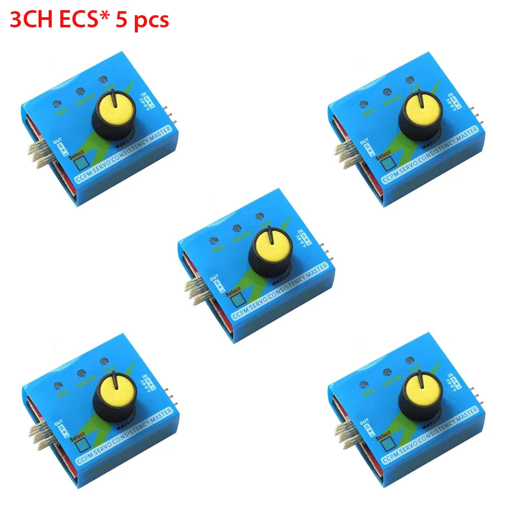 5 шт/10 шт много мульти тестер сервоприводов 3CH ECS консистенция скорость контроллер