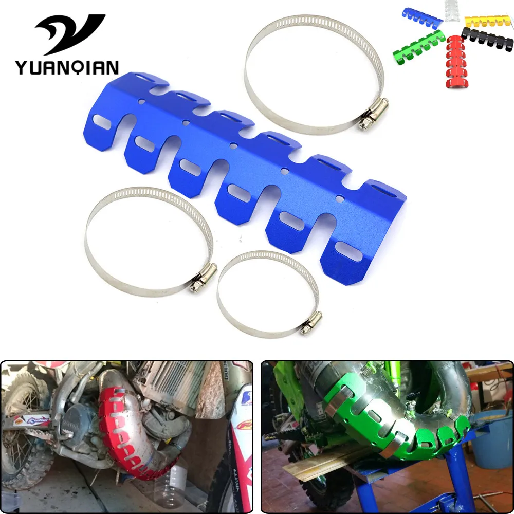 Мотоцикл глушитель трубы крушение ног протектор тепловой щит чехол для Honda CRF150F