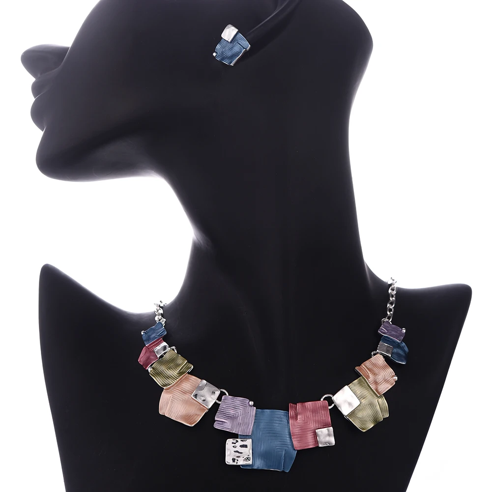 2019 Cring Коко в африканском стиле геометрические Ювелирные наборы леди Изысканный