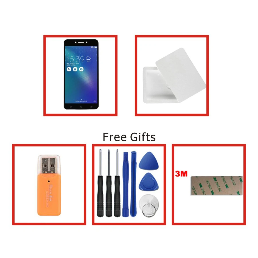 100% протестированный 5 0 &quotЖК дисплей для ASUS Zenfone Live ZB501KL с сенсорным экраном