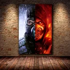 Постер с игрой Mortal Kombat, декоративная живопись на холсте HD, Картина на холсте Mortal Kombat, плакат на стену, художественный холст