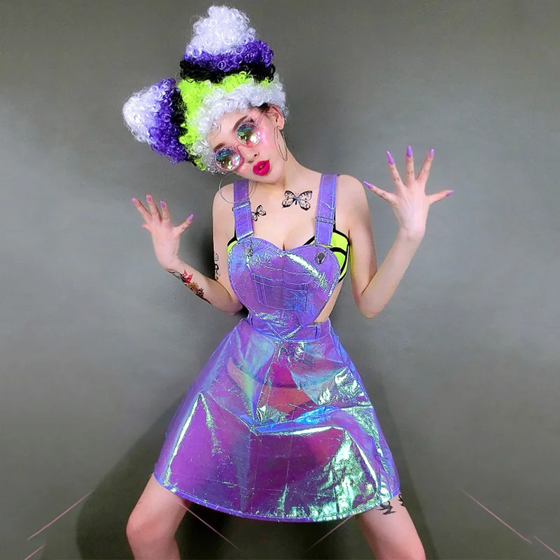 Ночной клуб Женский DJ музыкальный фестивальный рейв наряд бар ГОГО певец