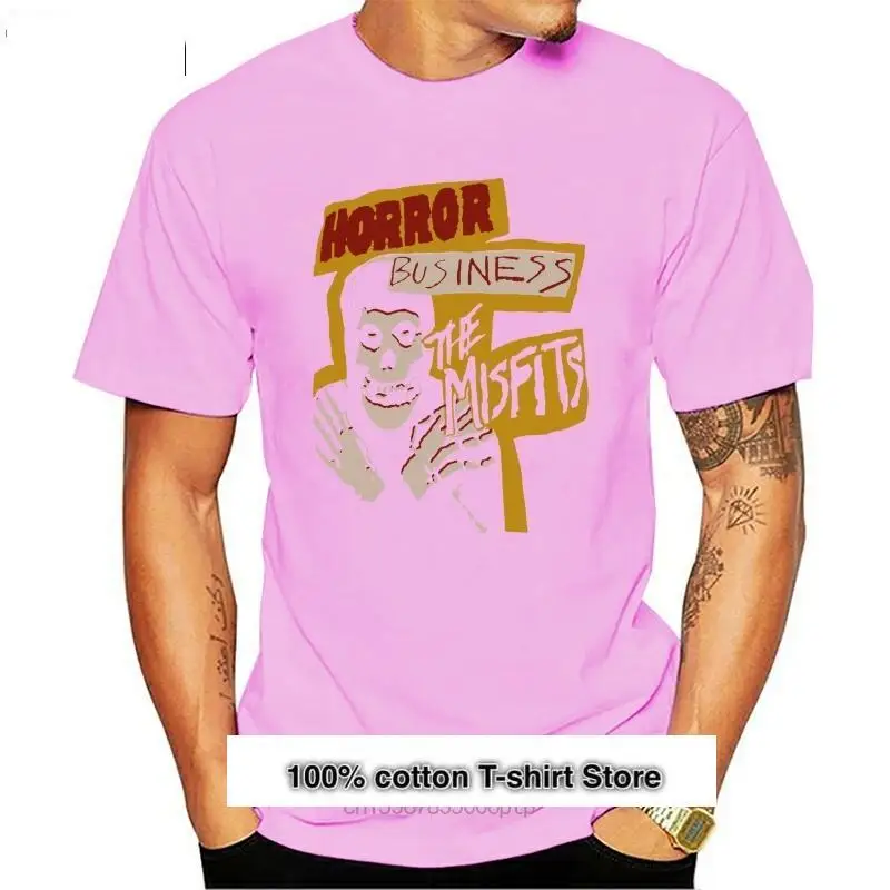 

Camiseta de algodón Retro The Misfits Punk Rock Bond para hombre