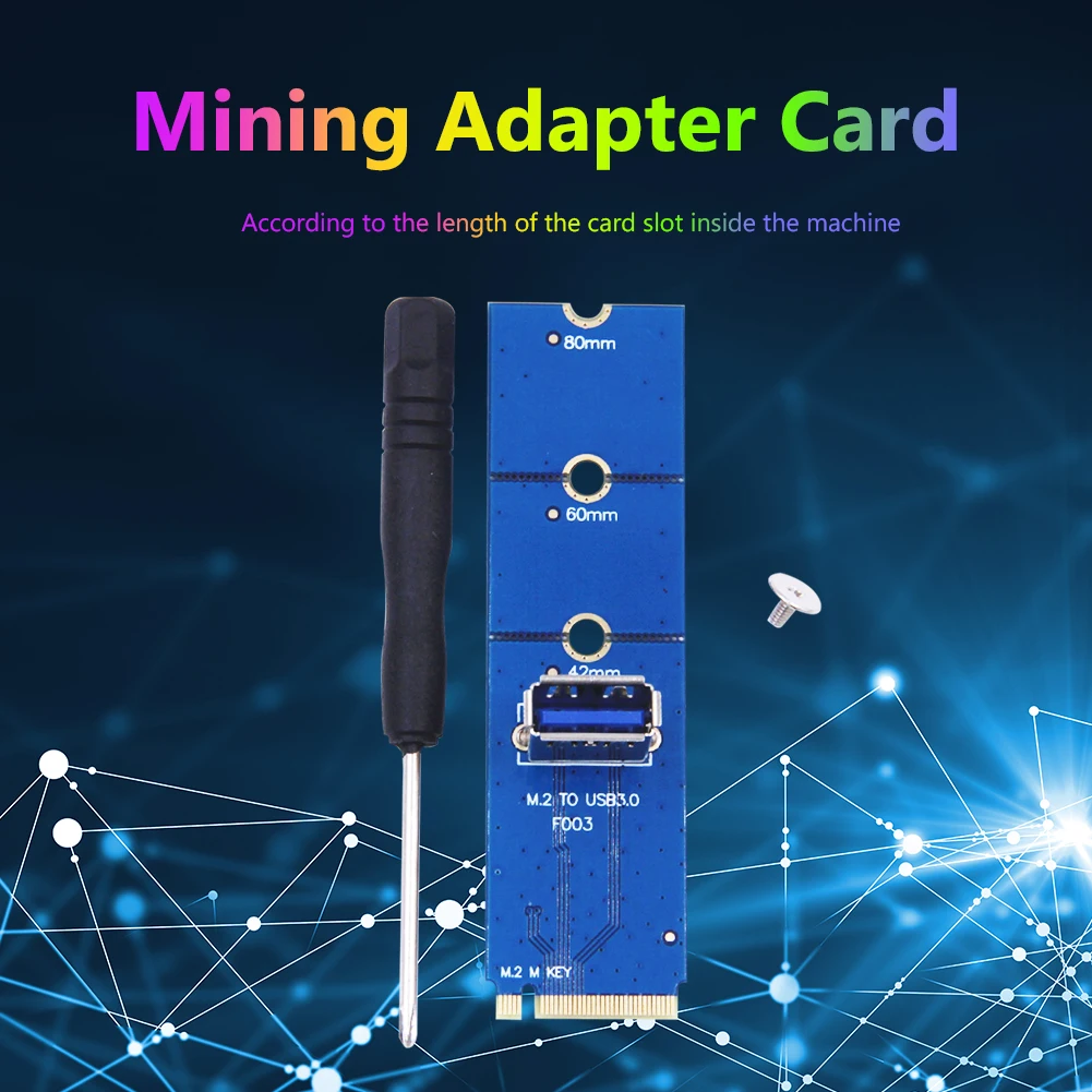 Переходник с M.2 на USB 3 0 адаптер M2 M Key Female для майнинга PCIe X4 | Компьютеры и офис