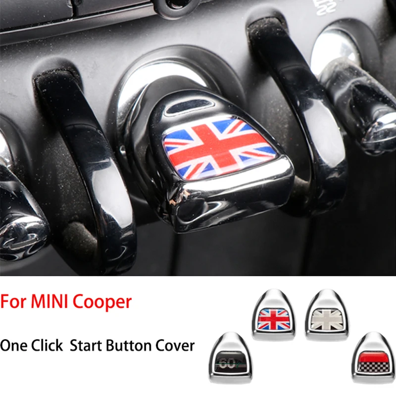 

Car-Styling One-Click Car Start Button Sticker For MINI COOPER S JCW F54 F55 F56 F60 Interior Case Decoration Auto Accessories