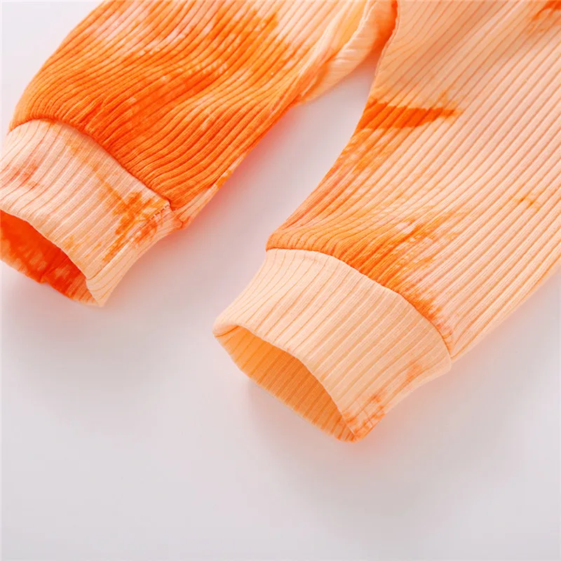 

2020 Fashion Toddler Infant Baby Boy Girl Clothes Set Fall Spring Long Sleeve Tie-dye Print Bodysuit Pants 3Pcs Outfits Clothing