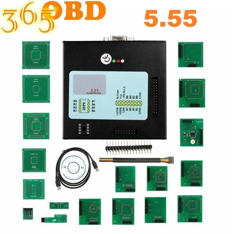 Программируемый ECU чип XPROG V5.55 черный металлический корпус автоматическая