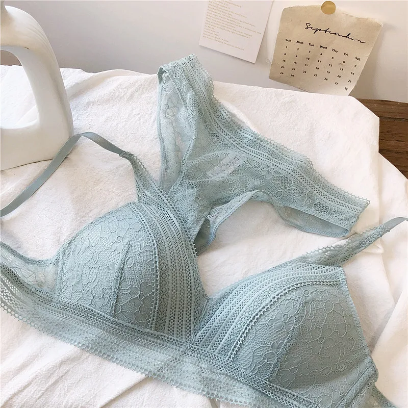 Комплект нижнего белья Wriufred бюстгальтер без косточек хлопковый удобный дышащий