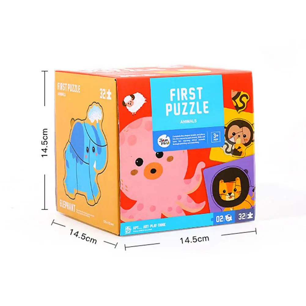 

Montessori Materials Children Jigsaw Board Educational Wooden Toys For Toddlers Puzzle Tangram Cartoon Owl Baby Toys 0-12 Months