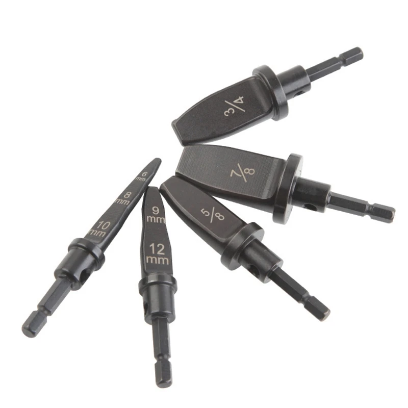 

5pcs Hexagonal Handle Air Conditione Pipe Expander Metric and Inch Pipe Expander