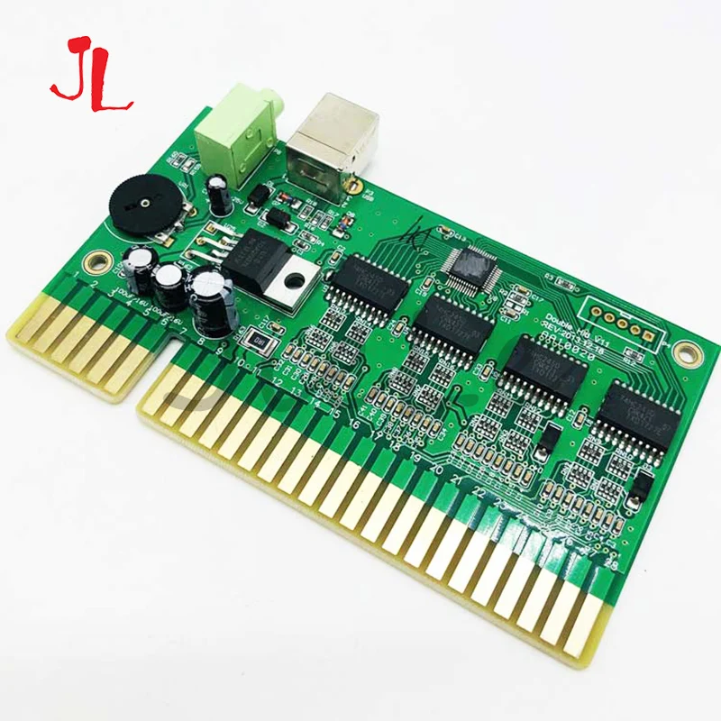 ПК USB в JAMMA аркадный конвертер контроллер платы для борьбы игровой шкаф джойстик кнопка от AliExpress WW