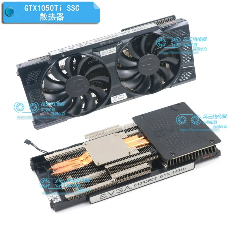 Новый оригинальный радиатор для видеокарты EVGA GTX1050Ti FTW SSC ACX3.0|Кулеры и системы