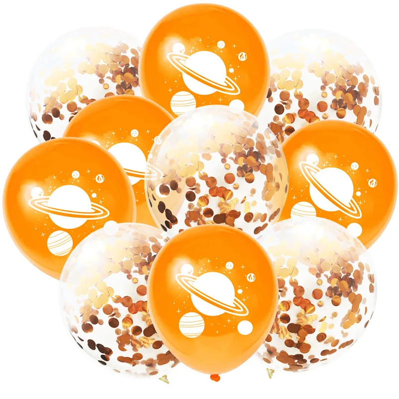 12 дюймов астронавт в космосе планеты латексных воздушных шаров с блесток набор