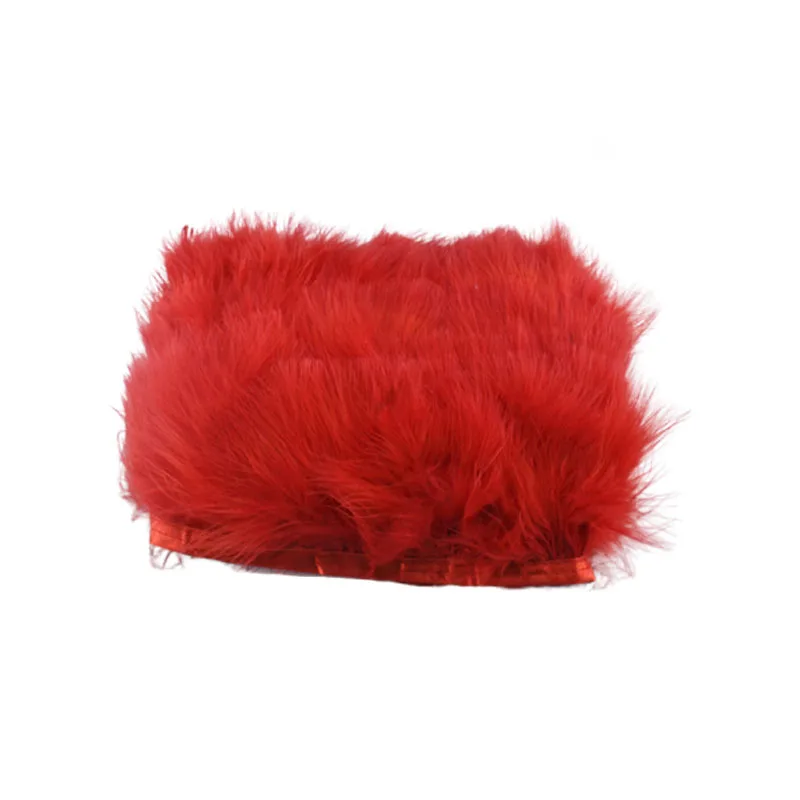 12 цветов Высокое качество перья индейки Марабу планки ленты 6 8 см DIY домашние