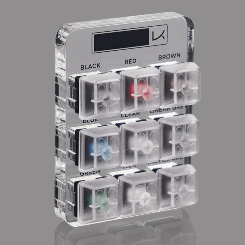 

Transparent Lettering Keycaps Testing Tool Cherry 9 MX Switches Keyboard Tester J78A