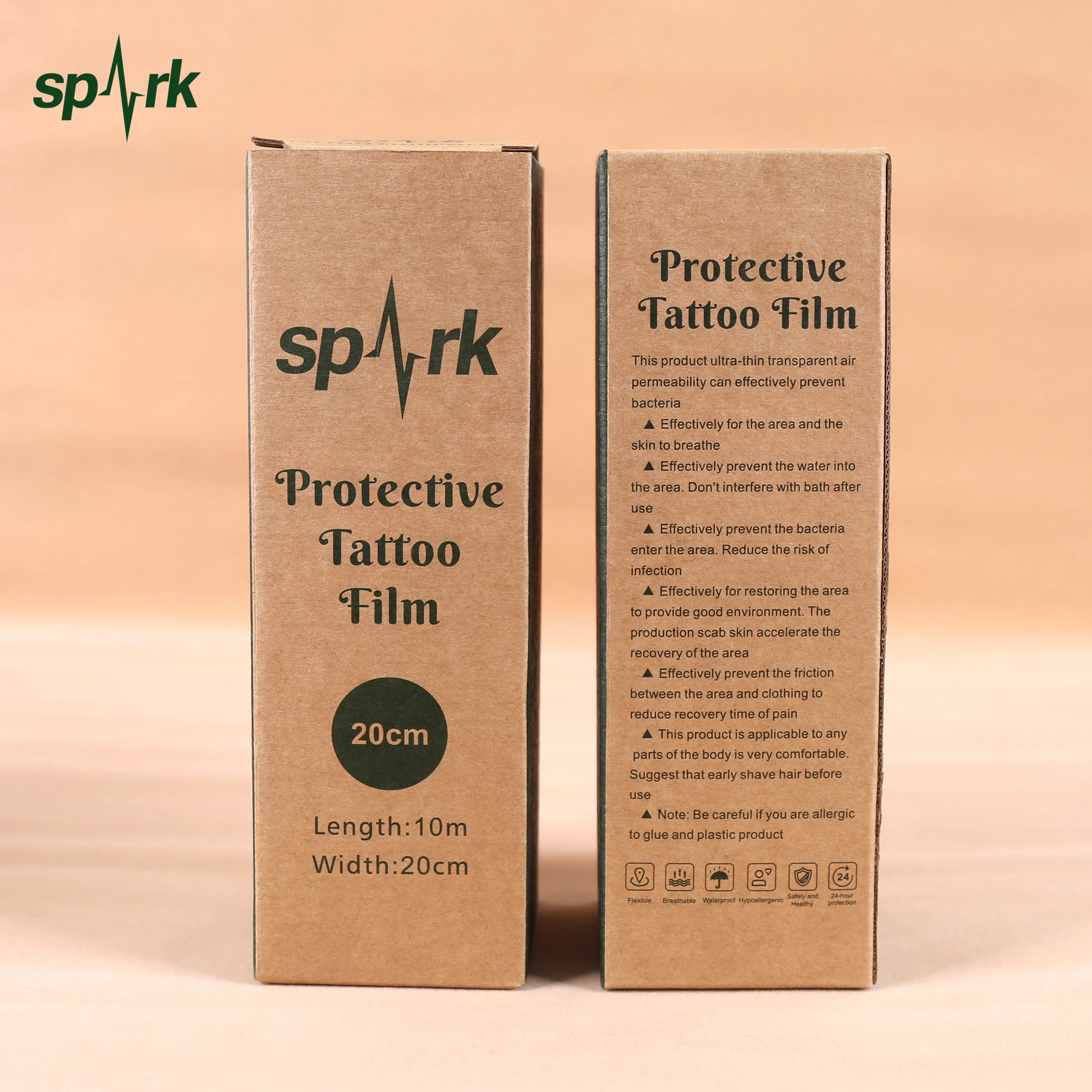 

SpArk 10M Protective Breathable Tattoo Film After Care tattoo bandage Solution Supplies Accessories