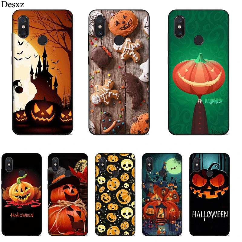 Мягкий чехол для телефона Xiaomi Redmi 7 7A GO K20 S2 6 6A Pro 5 Plus 5A 4X 4A Обложка Хэллоуин страшная