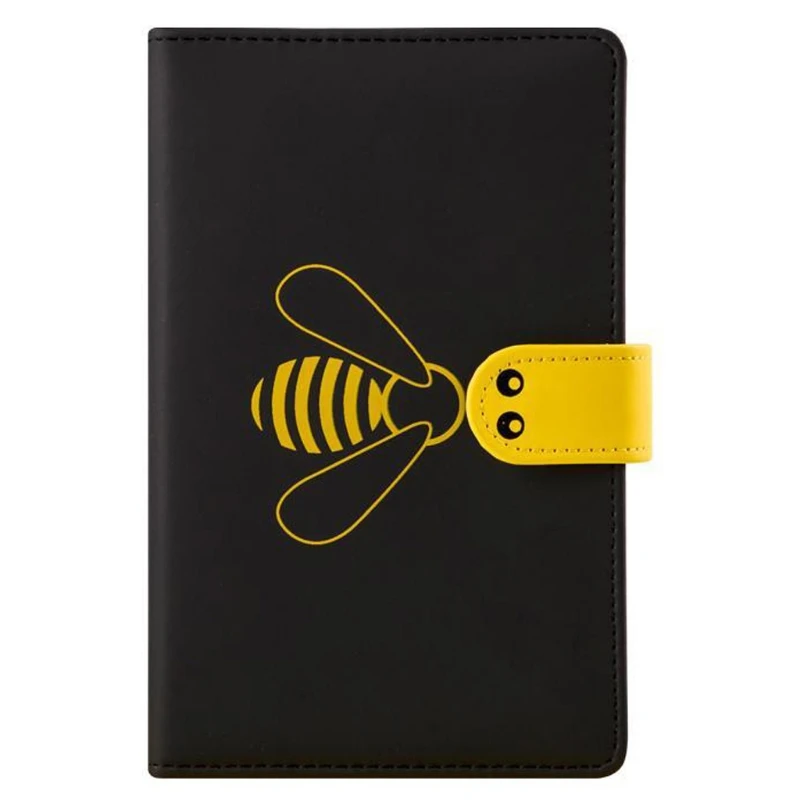 

G92E Bee Design Journal Notebook A6 Annual Monthly Weekly Planner Diary Journal Book