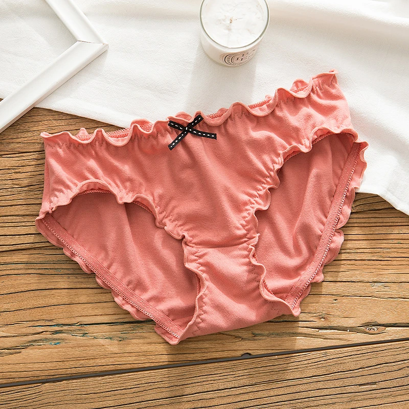 

Женское нижнее белье из мягкого хлопка, бриджи для женщин и девушек, Симпатичные интимные трусики, повседневные трусы высокого качества