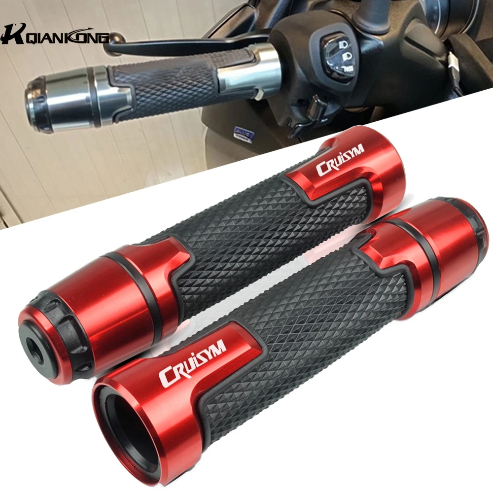 

For SYM CRUISYM 300i 150 180 300 GTS300 GTS 2016 2017 2018 2019 Motorcycle knobs Anti-Skid scooter Handle ends Grips Handlebar