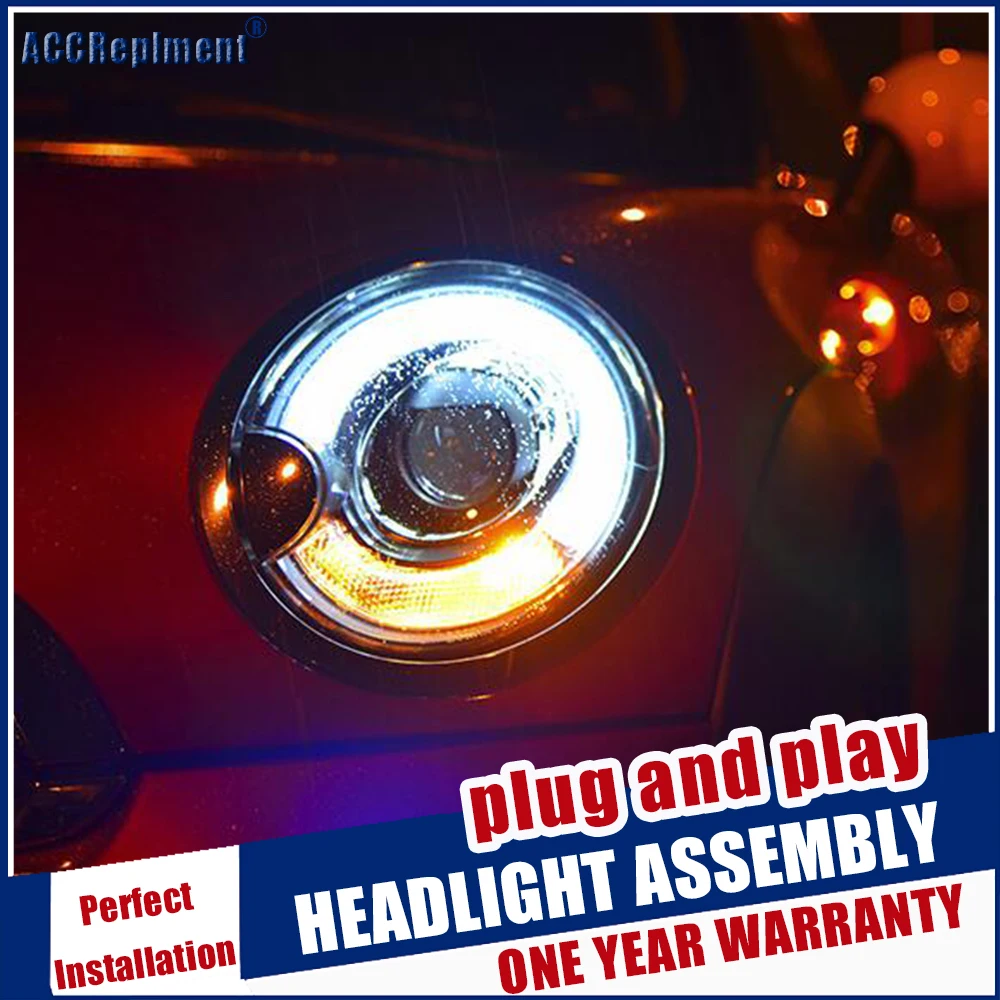 Автомобильный Стайлинг светодиодный налобный фонарь для мини R56 головной