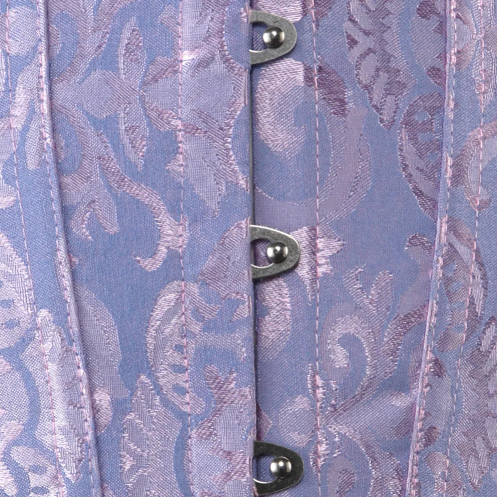 

WOMEN'S sexy overbust corset and floral bustier with G-string S-6XL Plus size jacquard lingerie goth clothes women punk gothic