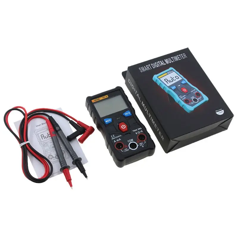 

Digital Multimeter Tester Auto Range True RMS NCV DATA HOLD Backlight Flashlight