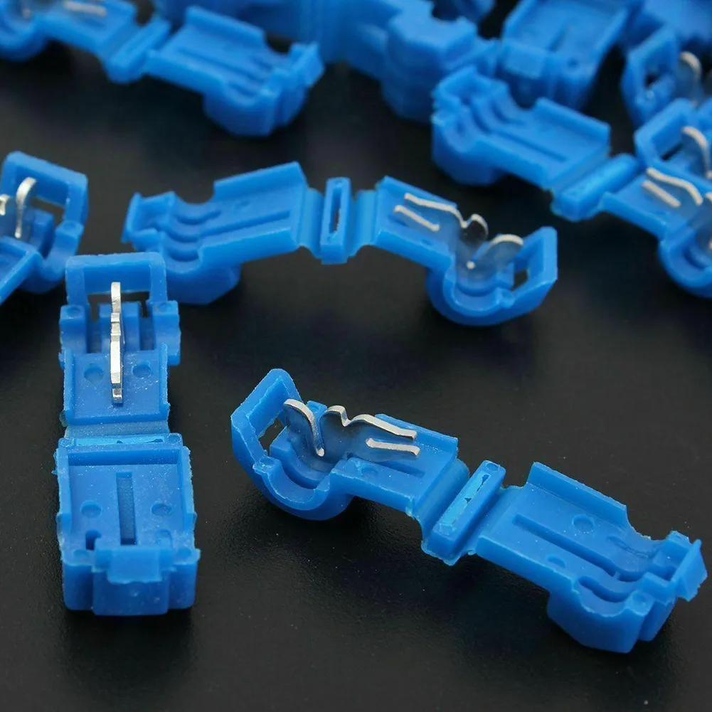 

60PCS Quick Joint Line Connector Terminals Quick Splice Connectors Lock Wire Electrical Crimp Cable Male Quick Disconnect